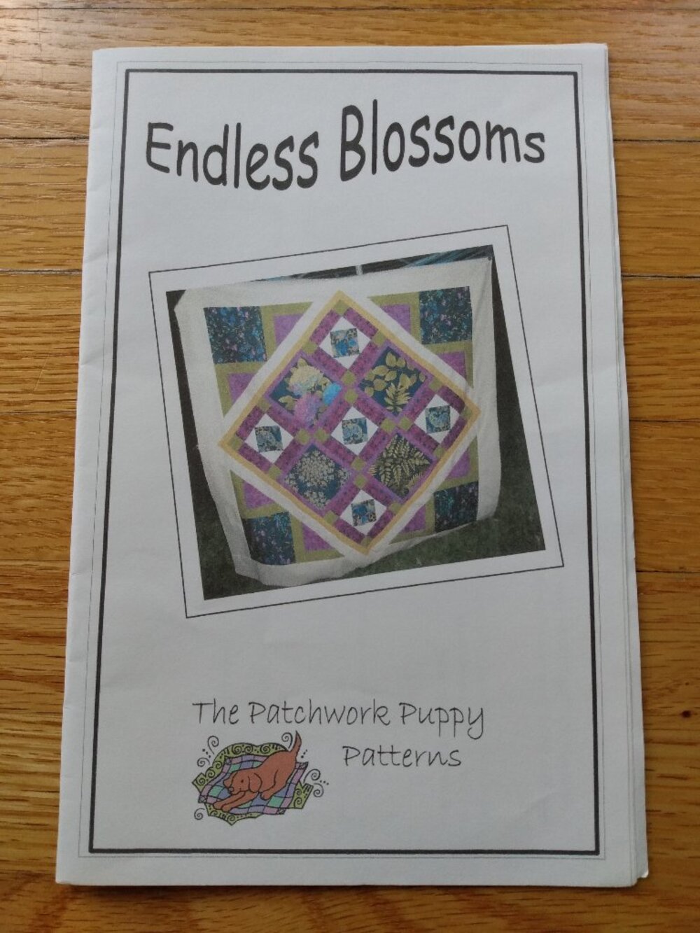 Quilt Sewing Pattern 56" Square Endless Blossoms Quilting DIY